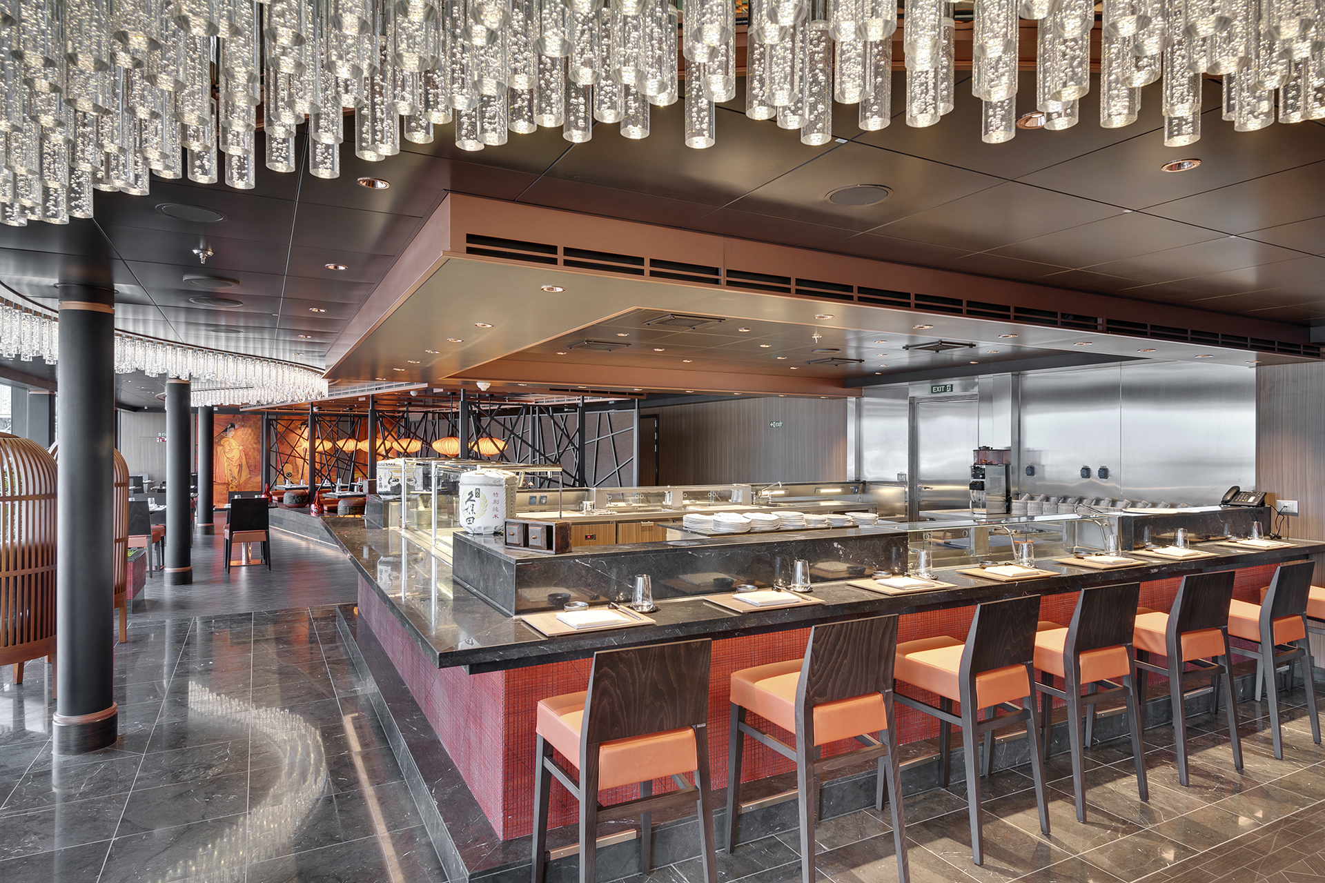 MSC Seaview, Asian Market Kitchen by Roy Yamaguchi - Sushi Bar
