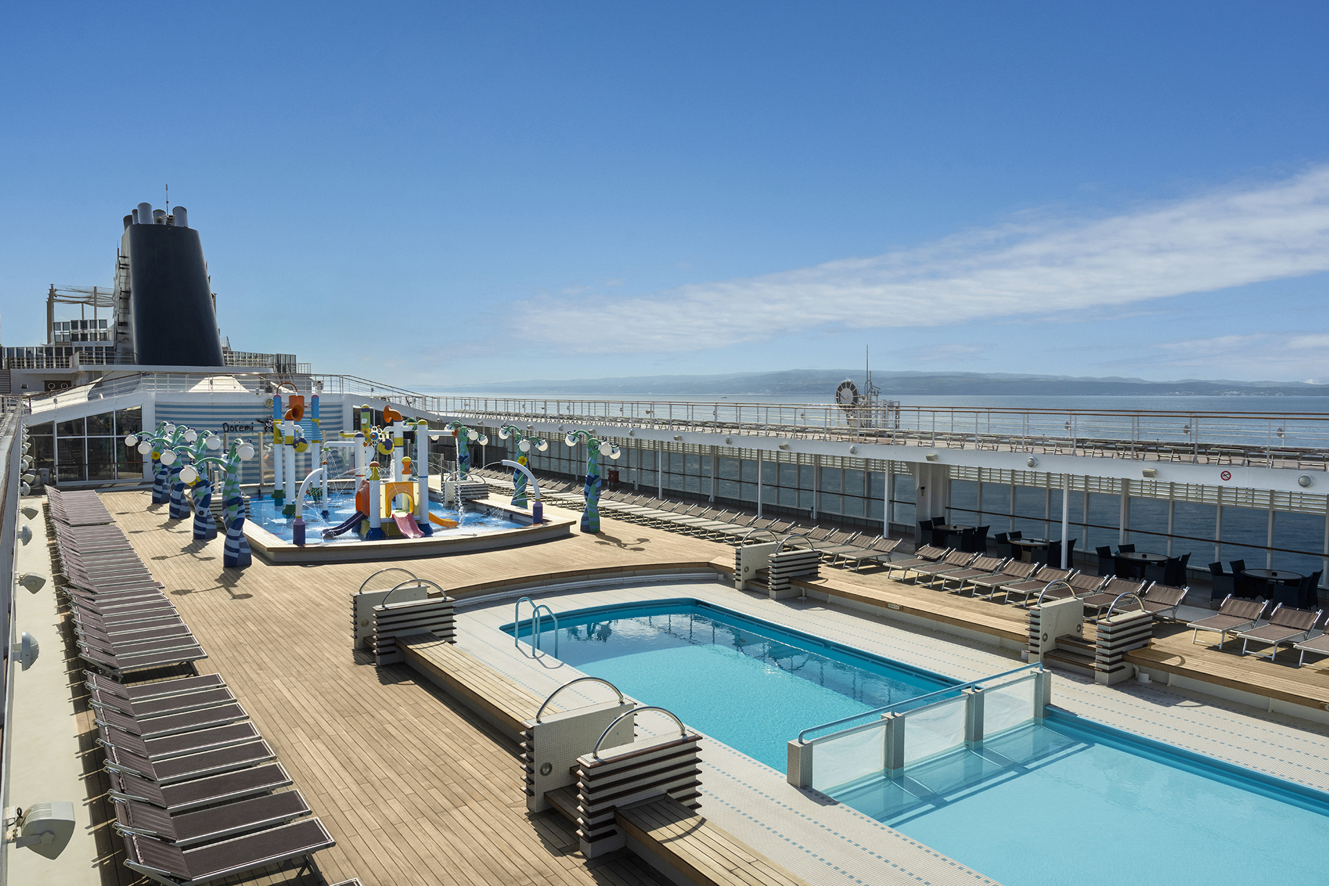 MSC Sinfonia, Le Piscine